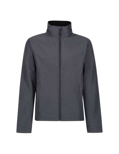 REG-TRA698-LIMESTONE MARL PRINTABLE SOFTSHELL JACKET